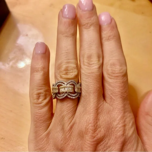 Effy 14k white gold ring new size 7 - Picture 4 of 8